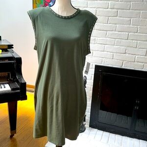 SUMMER MINI DRESS XL | BAR 111 Luxury Green Dress | NWT